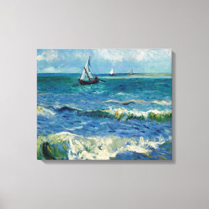 Vincent Van Gogh - Sjölandskapet Saintes-Maries Canvastryck
