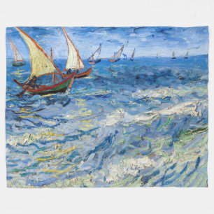 Vincent van Gogh - Sjölandskapet Saintes-Maries Fleecefilt