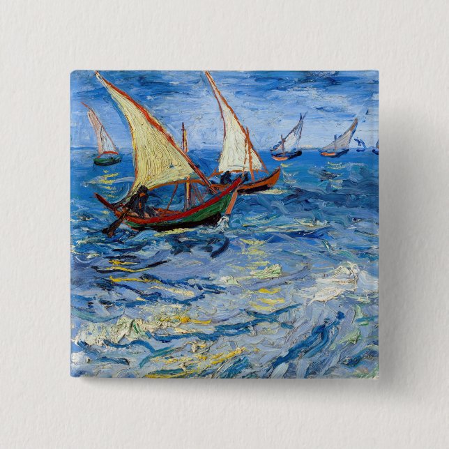 Vincent van Gogh - Sjölandskapet Saintes-Maries Knapp (Framsida)