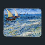 Vincent van Gogh - Sjölandskapet Saintes-Maries Magnet<br><div class="desc">Sjölandskapet Saintes-Maries - Vincent van Gogh,  Oil on Canvas,  1888</div>