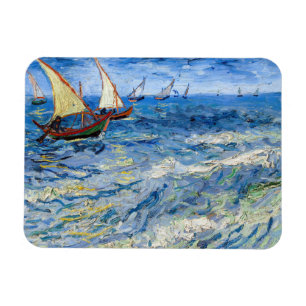 Vincent van Gogh - Sjölandskapet Saintes-Maries Magnet