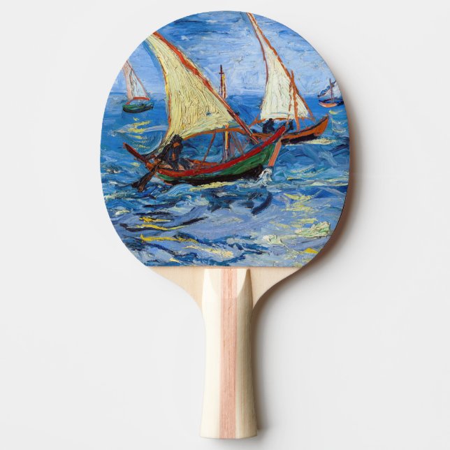 Vincent van Gogh - Sjölandskapet Saintes-Maries Pingisracket (Framsidan)