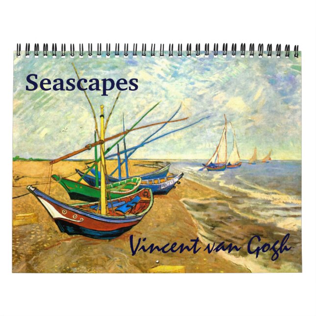 Vincent van Gogh Sjölandskaps Maritime Nautical Kalender (Omslag)