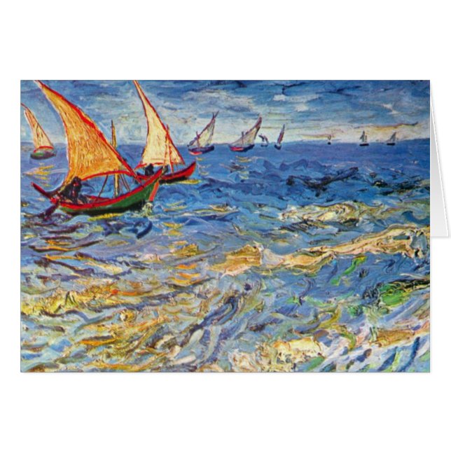 Vincent Van Gogh - Sjön vid Saintes Maries Hälsningskort (Framsidan Horizontal)