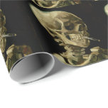 Vincent Van Gogh Skeleton med brinnande cigarett Presentpapper<br><div class="desc">Vincent Van Gogh Skeleton med brinnande Cigarette Vintage Fine Art Wrapping Papprare</div>