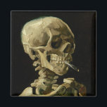 Vincent Van Gogh Skeleton med en brinnande cigaret Magnet<br><div class="desc">Vincent Van Gogh Skeleton med en brännande cigarettVintage Fine Art Magnet</div>