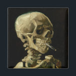 Vincent Van Gogh Skeleton med en brinnande cigaret Magnet<br><div class="desc">Vincent Van Gogh Skeleton med en brännande cigarettVintage Fine Art Magnet</div>