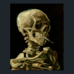 Vincent Van Gogh Skeleton med en brinnande cigaret Poster<br><div class="desc">Vincent Van Gogh Skeleton Poster med en burande cigarett</div>