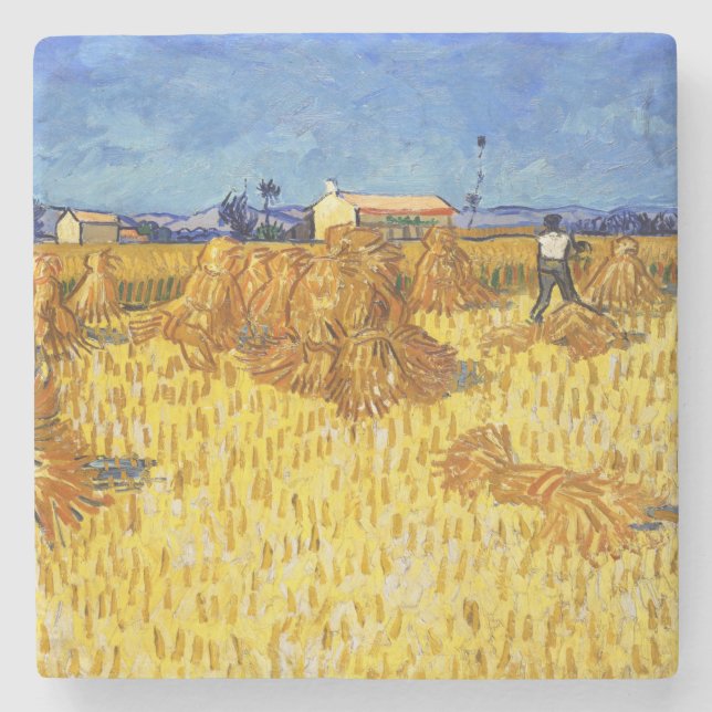 Vincent van Gogh - Skörd i Provence Stenunderlägg (Framsidan)