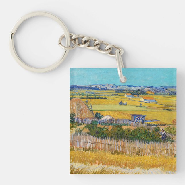 Vincent van Gogh - Skörd vid La Crau (Framsidan)