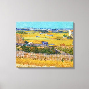 Vincent van Gogh - Skörd vid La Crau Canvastryck