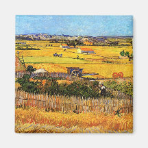 Vincent Van Gogh - Skörd vid La Crau Konsten
