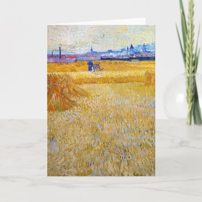 Vincent van Gogh - Skördefolk Kort (Framsida)
