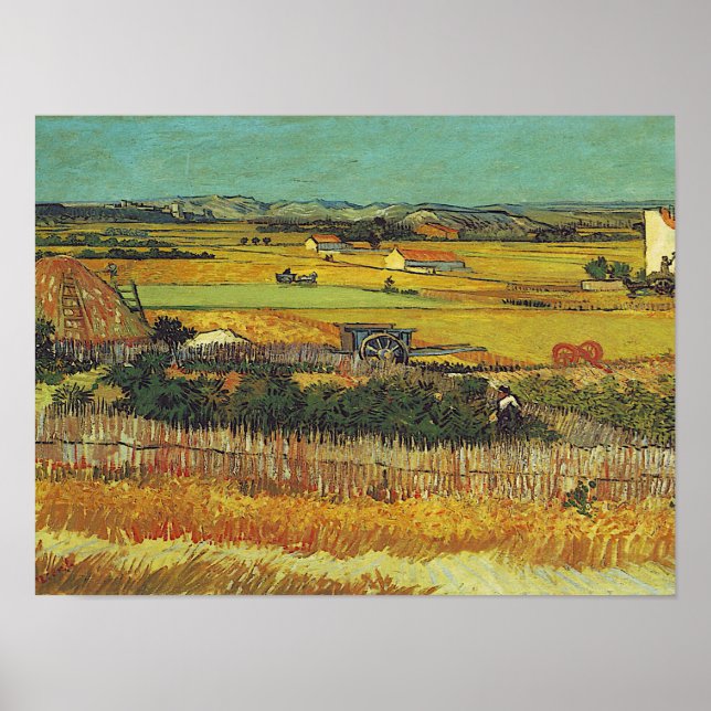 Vincent van Gogh - skörden Poster (Framsidan)