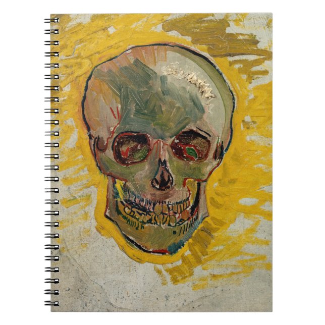 Vincent van Gogh - Skull 1887 #2 Anteckningsbok (Framsidan)
