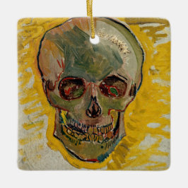 Vincent van Gogh - Skull 1887 #2 Julgransprydnad Keramik