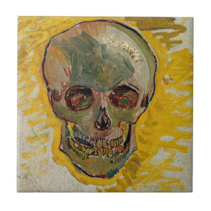 Vincent van Gogh - Skull 1887 #2 Kakelplatta
