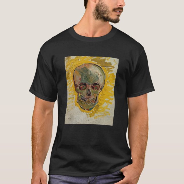 Vincent van Gogh - Skull 1887 #2 T Shirt (Framsida)
