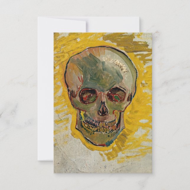 Vincent van Gogh - Skull 1887 #2 Tack Kort (Framsida)