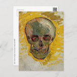 Vincent van Gogh - Skull 1887 #2 Vykort<br><div class="desc">Skull - Vincent van Gogh,  Oil on canvas on triplex board,  1887</div>