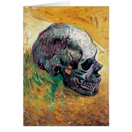 Vincent Van Gogh - Skull in Profile - Fine Art Hälsningskort