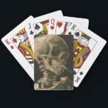 Vincent Van Gogh - Skull med bränd cigarett Casinokort<br><div class="desc">Vincent Van Gogh - Skull med bränd cigarett</div>