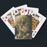 Vincent Van Gogh - Skull med bränd cigarett Casinokort<br><div class="desc">Vincent Van Gogh - Skull med bränd cigarett</div>