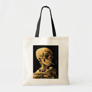 Vincent Van Gogh - Skull med brinnande cigarett Tygkasse