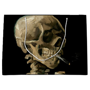 Vincent van Gogh - Skull med Burning Cigarette