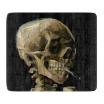 Vincent van Gogh - Skull med Burning Cigarette