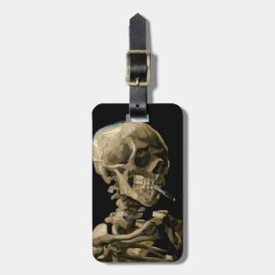 Vincent van Gogh - Skull med Burning Cigarette Bagagebricka