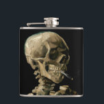 Vincent van Gogh - Skull med Burning Cigarette Fickplunta<br><div class="desc">Chef för en Skeleton med en brinnande cigarett / Skull med brinnande cigarett / Crane de squelette fumant une cigarett - Vincent van Gogh,  1885</div>