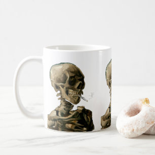 Vincent van Gogh - Skull med Burning Cigarette Kaffemugg