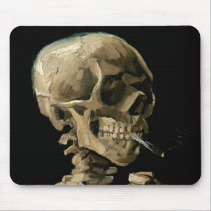 Vincent van Gogh - Skull med Burning Cigarette Musmatta