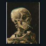 Vincent Van Gogh - Skull med Burning Cigarette Poster<br><div class="desc">Vincent Van Gogh - Skull med Burning Cigarette</div>