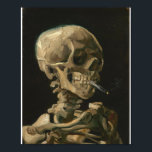 Vincent Van Gogh - Skull med Burning Cigarette Poster<br><div class="desc">Vincent Van Gogh - Skull med Burning Cigarette</div>