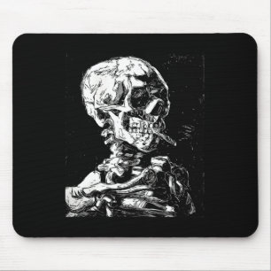 Vincent Van Gogh Skull med Cigarette Skeleton Hal Musmatta