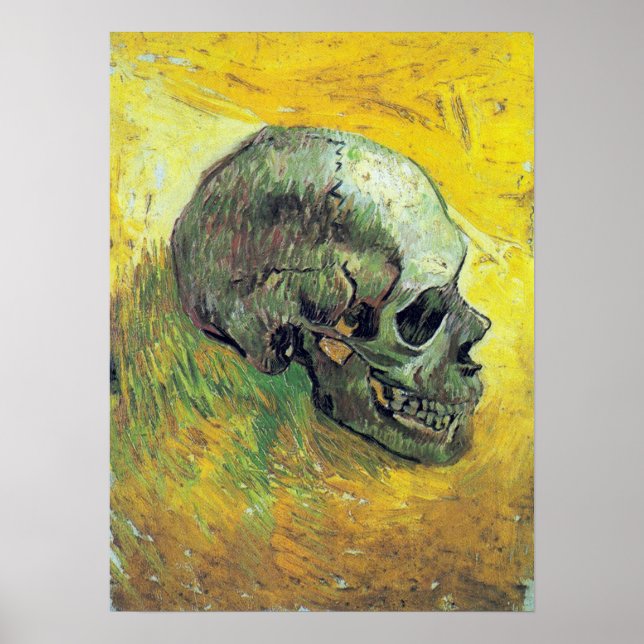 Vincent van Gogh Skull Poster (Framsidan)