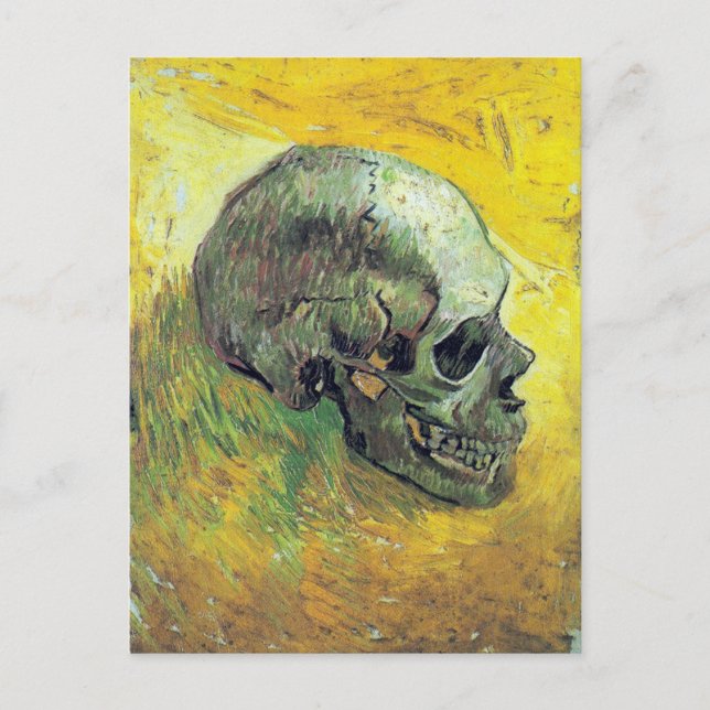 Vincent van Gogh Skull Vykort (Framsida)