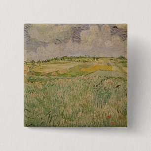 Vincent Van Gogh slätten på Auvers, 1890 Knapp