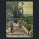 Vincent van Gogh - Sloping Väg i Montmartre Anteckningsbok<br><div class="desc">Sloping Väg i Montmartre - Vincent van Gogh,  1886</div>