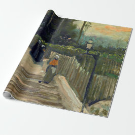 Vincent van Gogh - Sloping Väg i Montmartre Presentpapper