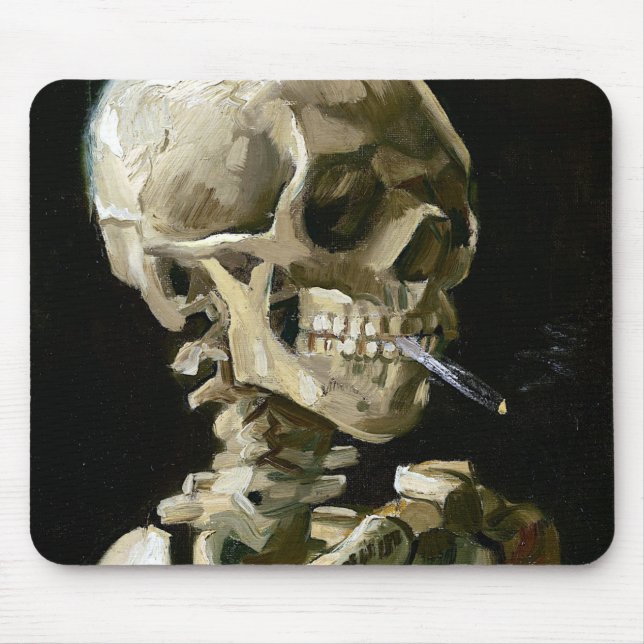 Vincent van Gogh Smoking Skeleton Musmatta (Framsidan)
