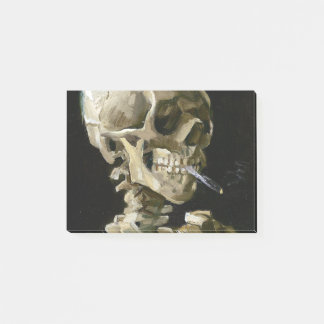 Vincent van Gogh Smoking Skeleton Post-it Block