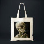 Vincent van Gogh Smoking Skeleton Tygkasse<br><div class="desc">Rökning Skeleton målad av Vincent van Gogh 1886.</div>