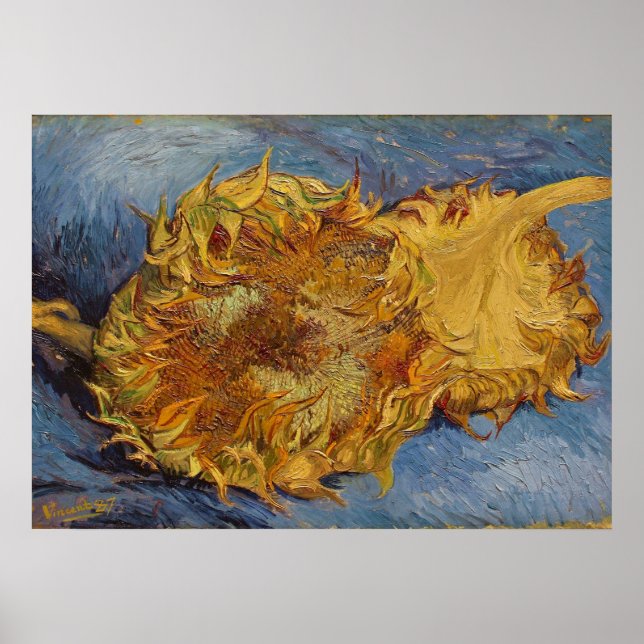 Vincent van Gogh | Solblommor, 1887 Poster (Framsidan)
