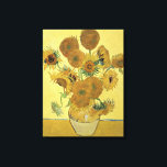 Vincent van Gogh | Solblommor, 1888 Canvastryck<br><div class="desc">Solblommor,  1888 | Vincent van Gogh | Art Location: National Gallery,  London,  Förenade kungariket | Nederländska konstnärer | Bilduppsamlingsnummer: BAL970</div>
