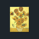 Vincent van Gogh | Solblommor, 1888 Canvastryck<br><div class="desc">Solblommor,  1888 | Vincent van Gogh | Art Location: National Gallery,  London,  Förenade kungariket | Nederländska konstnärer | Bilduppsamlingsnummer: BAL970</div>
