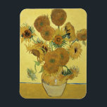 Vincent van Gogh | Solblommor, 1888 Magnet<br><div class="desc">Bilduppsamlingsnummer: BAL970 Solblommor,  1888 (olja på arbetsyta). Gogh,  Vincent van (1853-90) olja på canvas. National Gallery,  London,  Förenade kungariket. 1888</div>