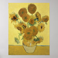 Vincent van Gogh | Solblommor, 1888